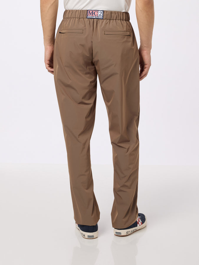 Mc2 Saint Barth Pantaloni Casual Da Uomo Color Kaki Porter
