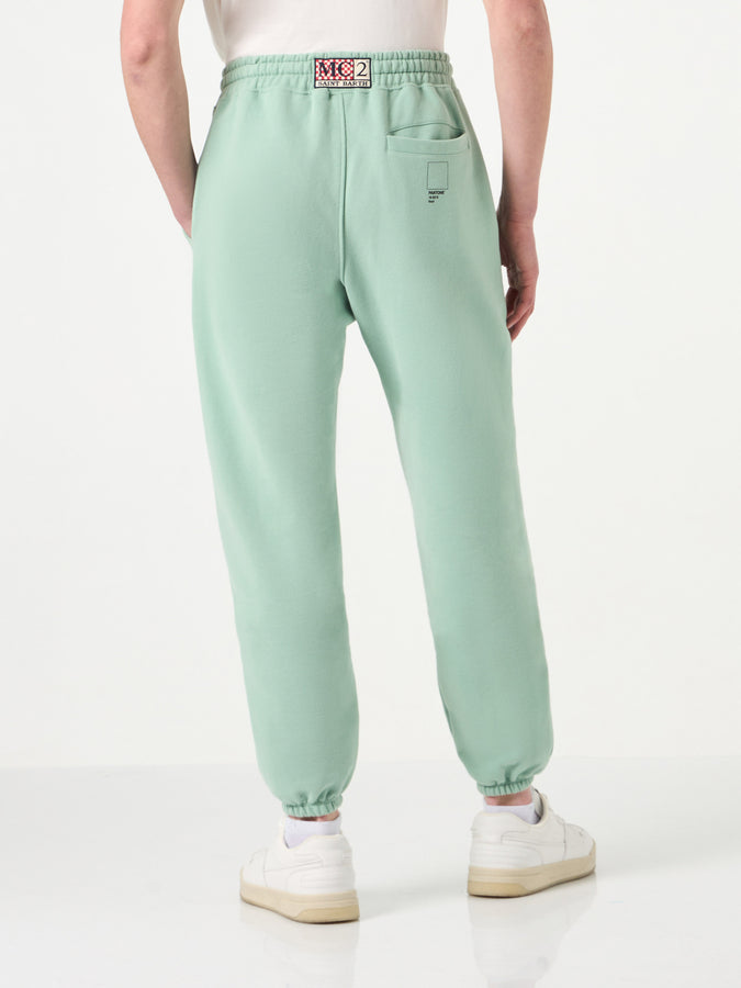 Mc2 Saint Barth Pantaloni Della Tuta Verde Chiaro | Edizione Speciale Pantone™