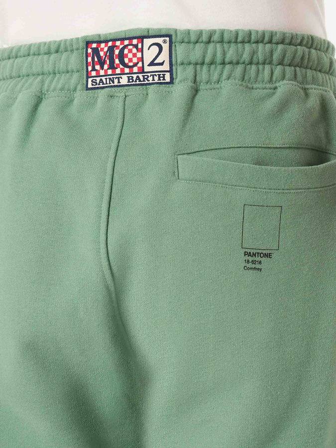 Mc2 Saint Barth Pantaloni Della Tuta Verde Militare | Edizione Speciale Pantone™