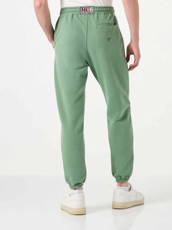 Mc2 Saint Barth Pantaloni Della Tuta Verde Militare | Edizione Speciale Pantone™