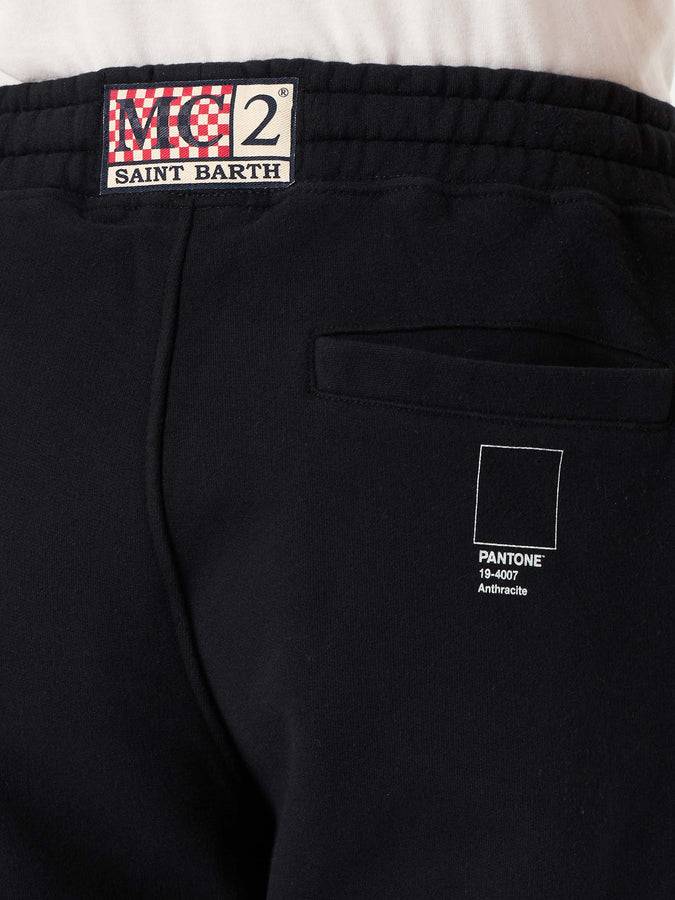 Mc2 Saint Barth Pantaloni Sportivi Neri | Edizione Speciale Pantone™