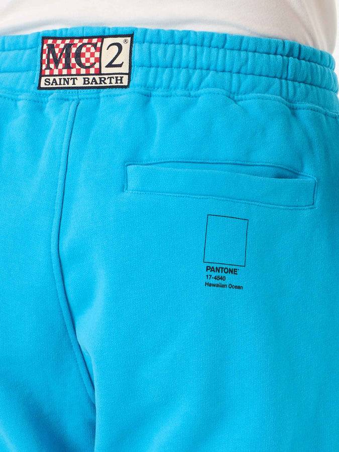 Mc2 Saint Barth Pantaloni Sportivi Turchesi | Edizione Speciale Pantone™