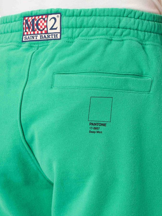Mc2 Saint Barth Pantaloni Sportivi Verde Erba | Edizione Speciale Pantone™