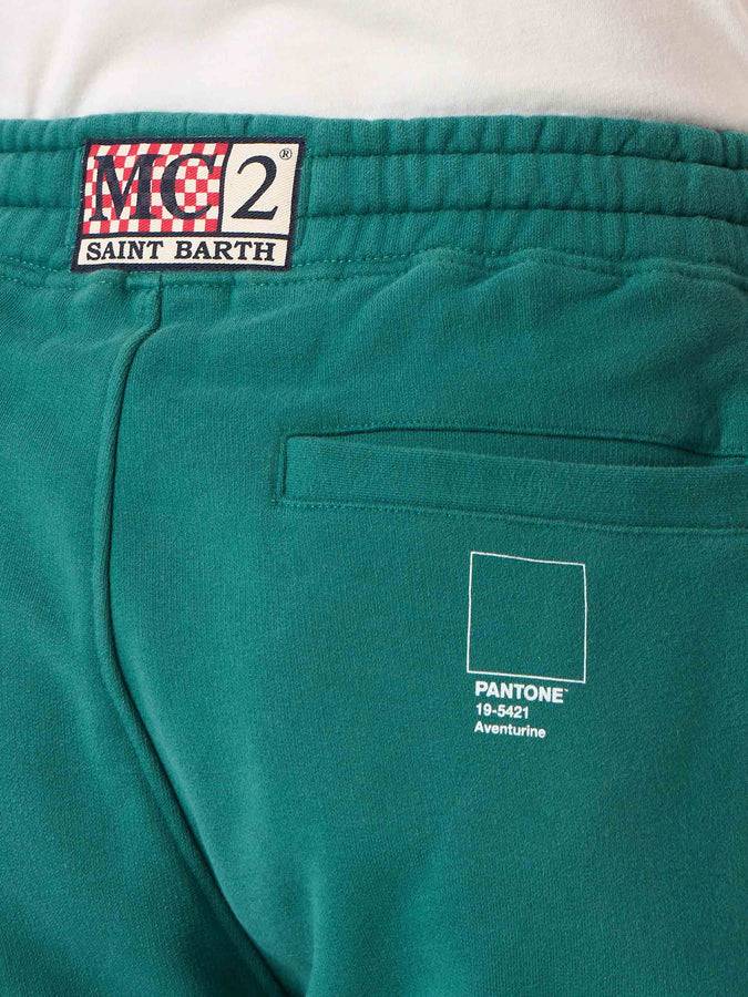 Mc2 Saint Barth Pantaloni Sportivi Verdi | Edizione Speciale Pantone™