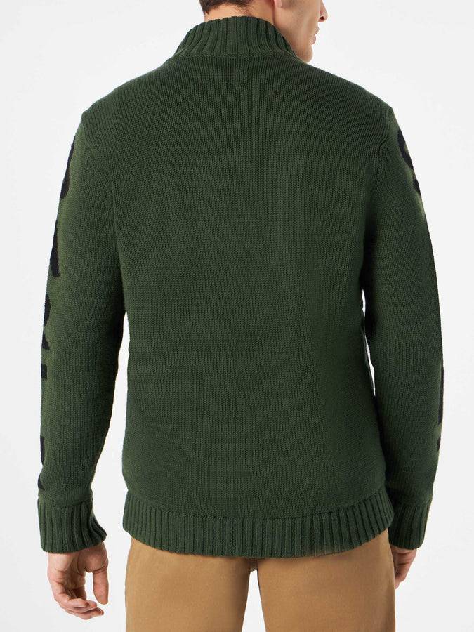 Mc2 Saint Barth Piumino Da Uomo Verde Militare Imbottito