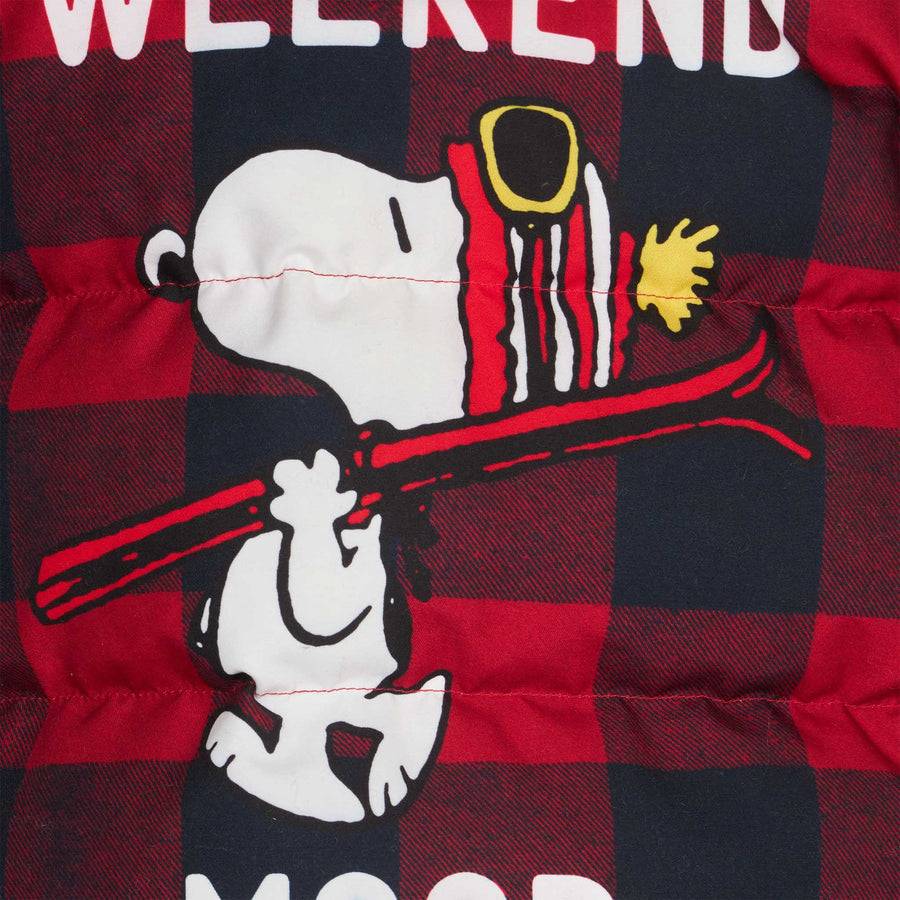 Mc2 Saint Barth Piumino Imbottito Da Bambino Con Cappuccio Stampa Snoopy | Peanuts Special Edition