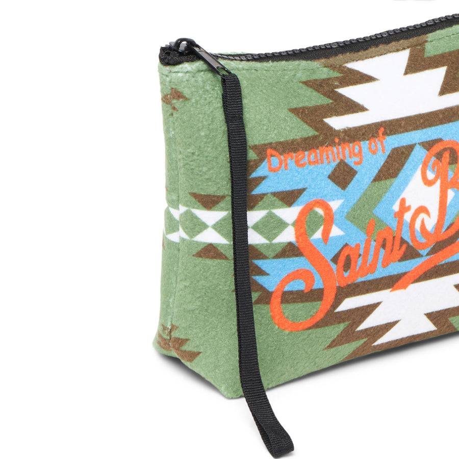 Mc2 Saint Barth Pochette Aline In Lana Con Stampa Etnica