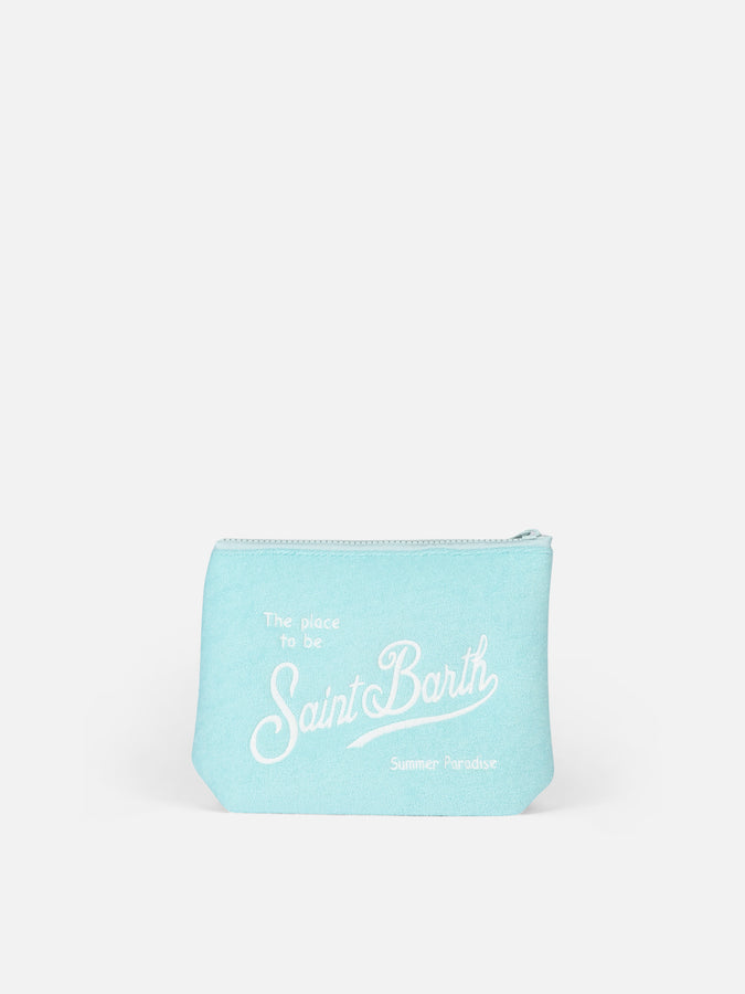 Mc2 Saint Barth Pochette Aline In Spugna Verde Acqua