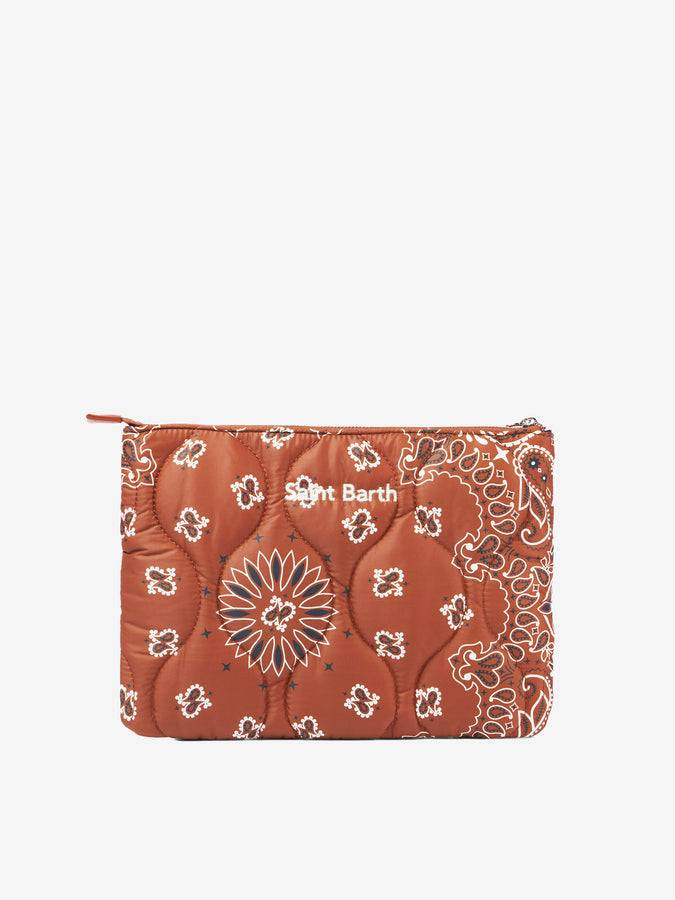 Mc2 Saint Barth Pochette Imbottita Con Stampa Bandana