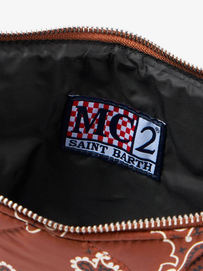 Mc2 Saint Barth Pochette Imbottita Con Stampa Bandana