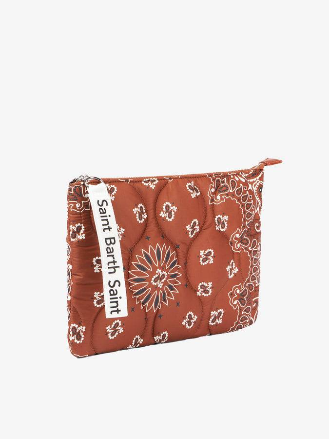 Mc2 Saint Barth Pochette Imbottita Con Stampa Bandana