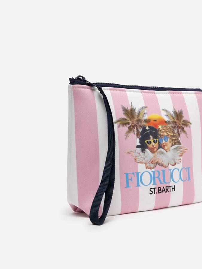 Mc2 Saint Barth Pochette In Scuba Fiorucci A Righe Aline | EDIZIONE SPECIALE FIORUCCI