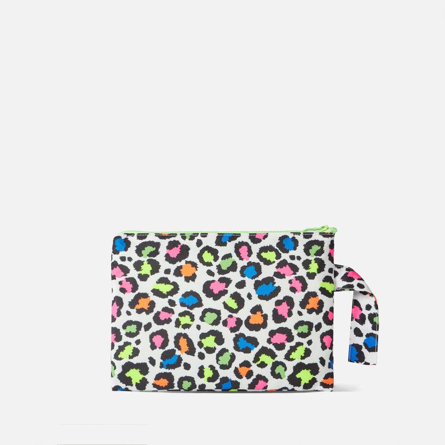 Mc2 Saint Barth Pochette Pareasy In Nylon Con Stampa Animalier