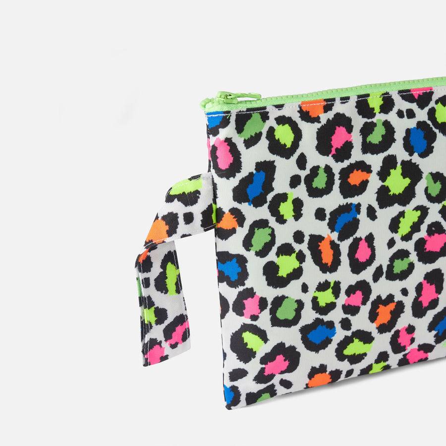 Mc2 Saint Barth Pochette Pareasy In Nylon Con Stampa Animalier