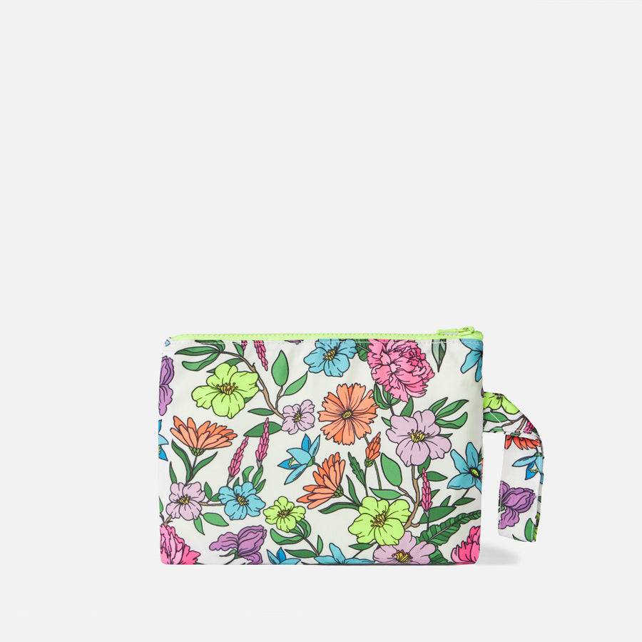 Mc2 Saint Barth Pochette Pareasy In Nylon Con Stampa Fiori