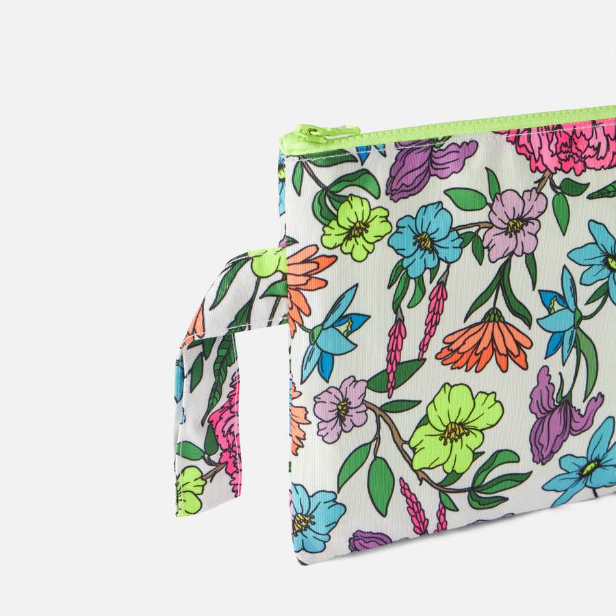 Mc2 Saint Barth Pochette Pareasy In Nylon Con Stampa Fiori