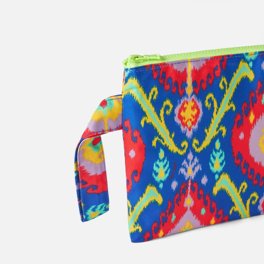 Mc2 Saint Barth Pochette Pareasy In Nylon Con Stampa Ikat