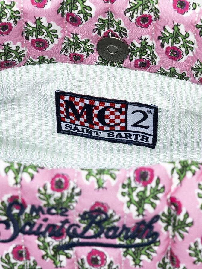 Mc2 Saint Barth Pochette Piccola Trapuntata Con Patch Floreale