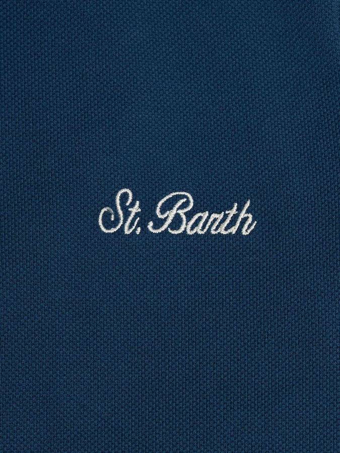 Mc2 Saint Barth Polo Da Bambino In Piquet Di Cotone Marvin