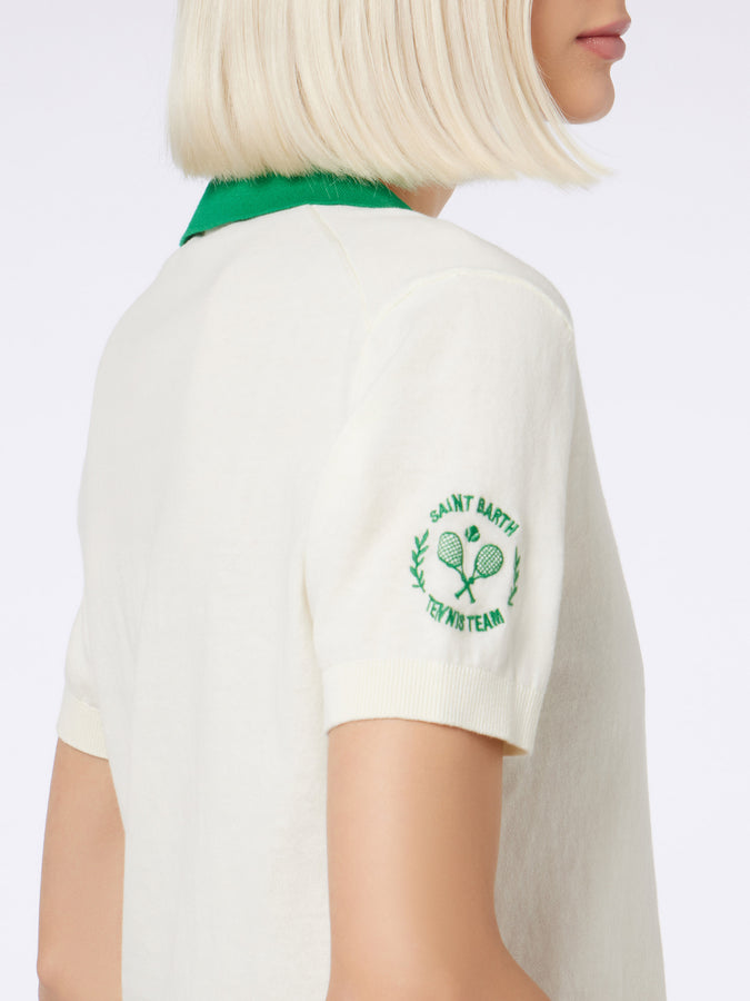 Mc2 Saint Barth Polo Da Donna In Maglia Di Cotone| AUSTRALIAN BRAND SPECIAL EDITION