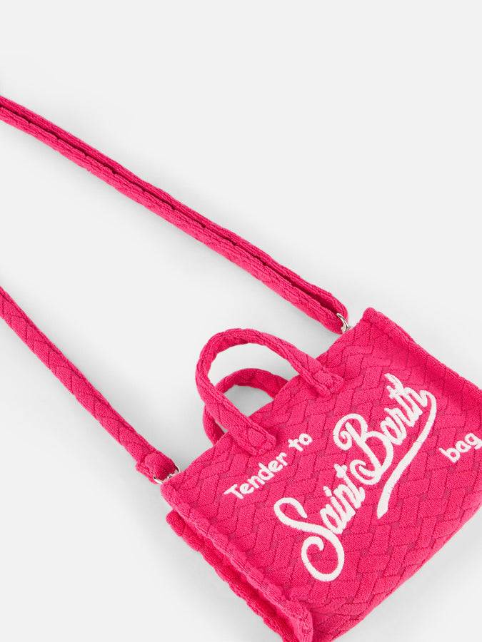 Mc2 Saint Barth Porta Cellulare In Spugna Fucsia Goffrata