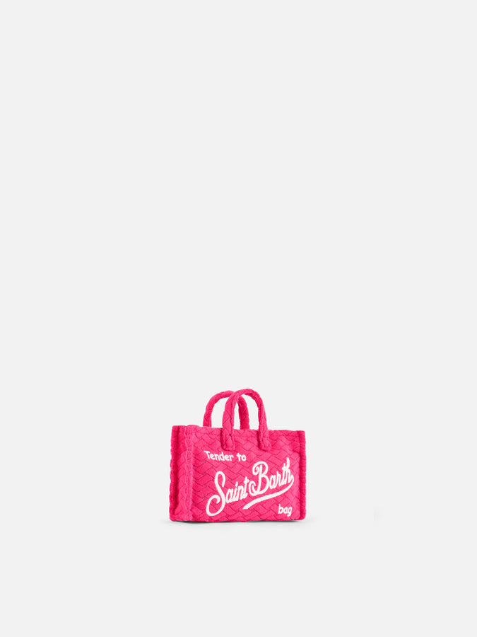 Mc2 Saint Barth Porta Cellulare In Spugna Fucsia Goffrata