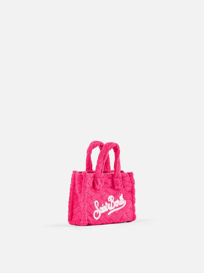 Mc2 Saint Barth Portachiavi In ​​spugna Fucsia Goffrata