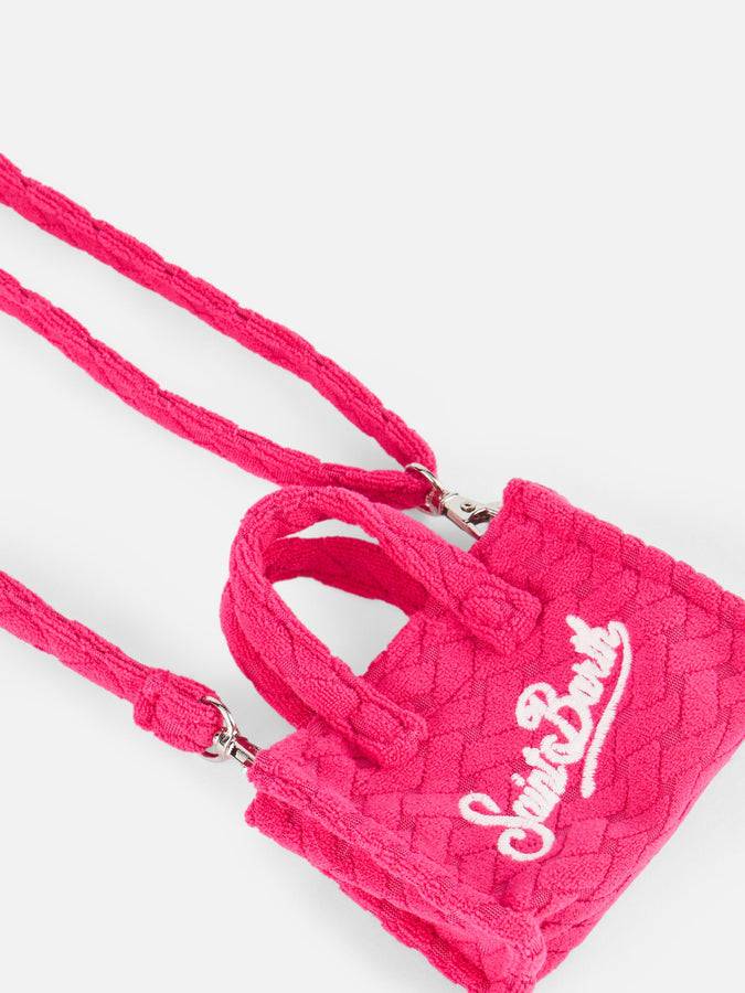 Mc2 Saint Barth Portachiavi In ​​spugna Fucsia Goffrata