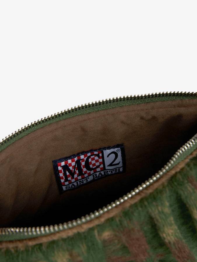 Mc2 Saint Barth Pouch A Tracolla Coperta Parisienne Con Stampa Camouflage