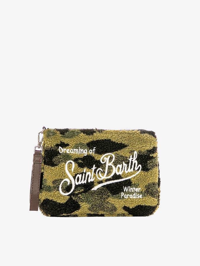 Mc2 Saint Barth Pouch a tracolla in sherpa mimetico Parisienne