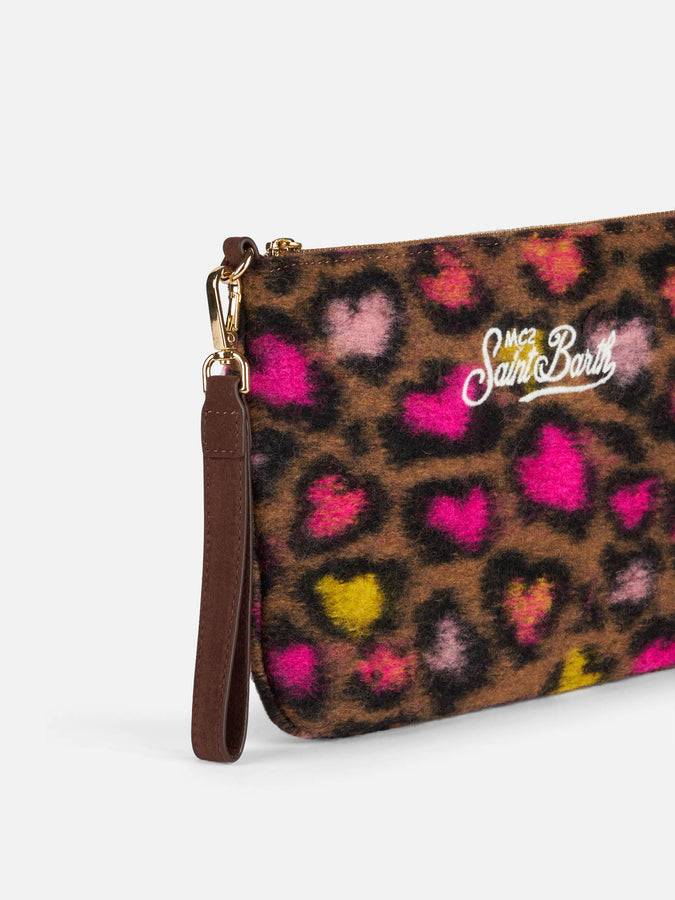 Mc2 Saint Barth Pouch A Tracolla Parisienne Con Fantasia Animalier