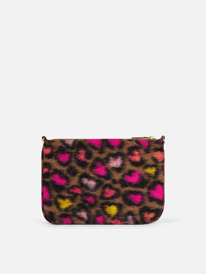 Mc2 Saint Barth Pouch A Tracolla Parisienne Con Fantasia Animalier