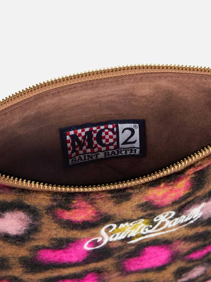 Mc2 Saint Barth Pouch A Tracolla Parisienne Con Fantasia Animalier