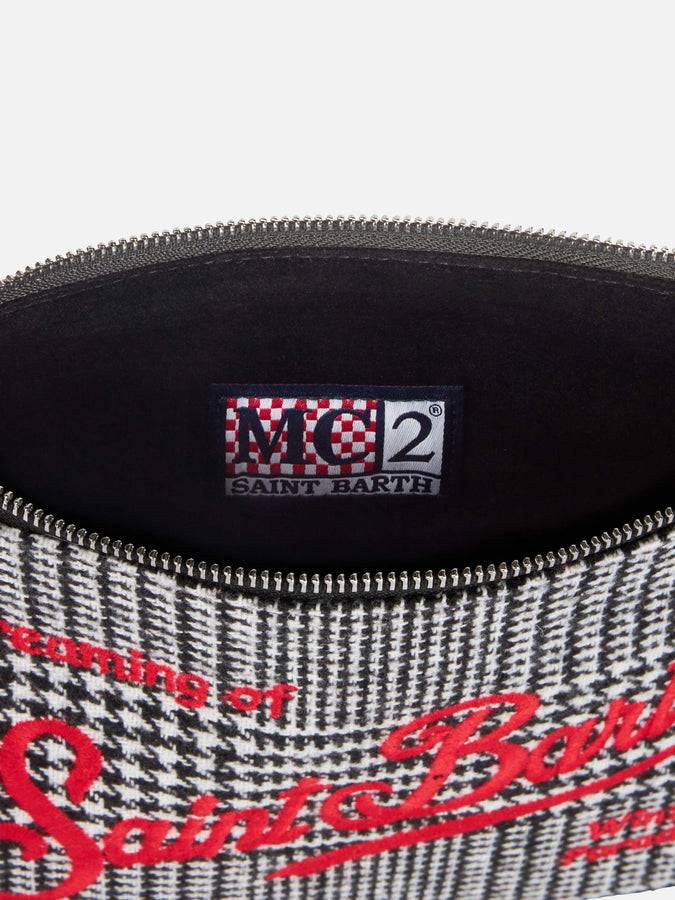 Mc2 Saint Barth Pouch A Tracolla Parisienne Con Fantasia Principe Di Galles