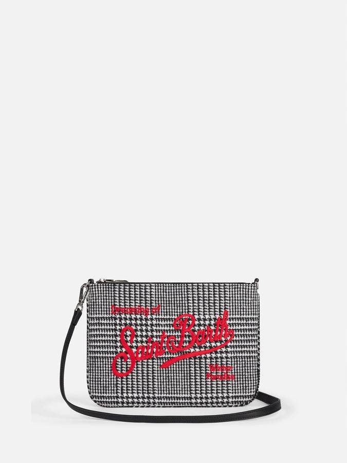 Mc2 Saint Barth Pouch a tracolla Parisienne con fantasia Principe di Galles
