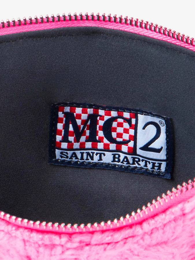Mc2 Saint Barth Pouch A Tracolla Parisienne Con Motivo Intrecciato Rosa