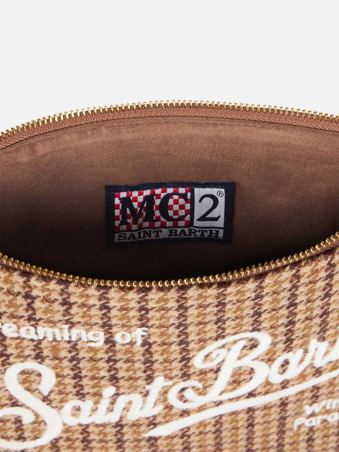 Mc2 Saint Barth Pouch A Tracolla Parisienne Con Motivo Mini Check