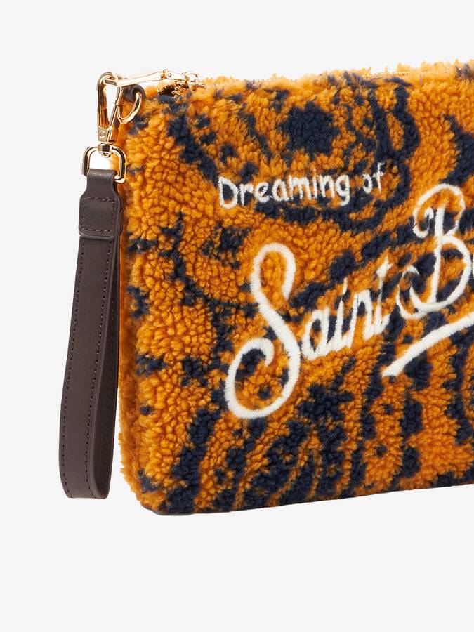 Mc2 Saint Barth Pouch A Tracolla Parisienne In Lana Con Bandana Ocra