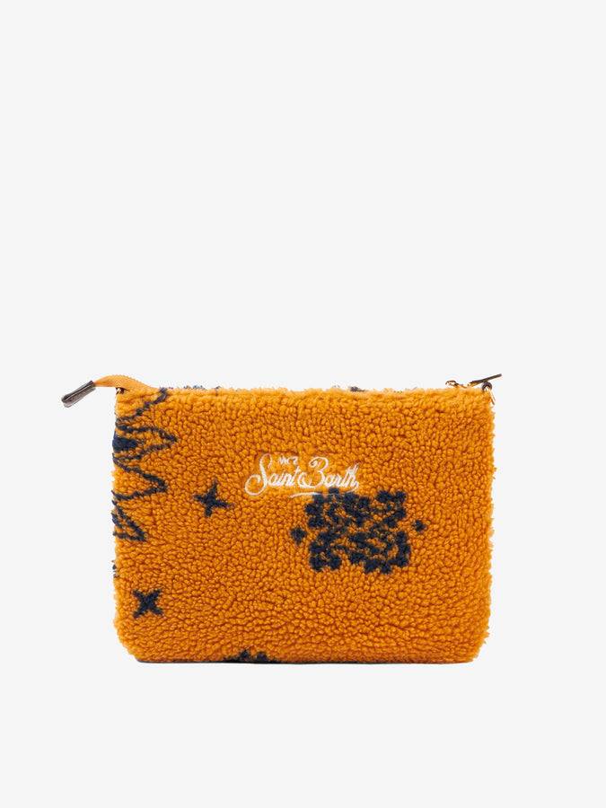Mc2 Saint Barth Pouch A Tracolla Parisienne In Lana Con Bandana Ocra