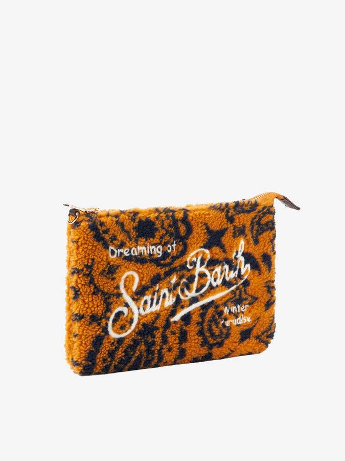 Mc2 Saint Barth Pouch A Tracolla Parisienne In Lana Con Bandana Ocra