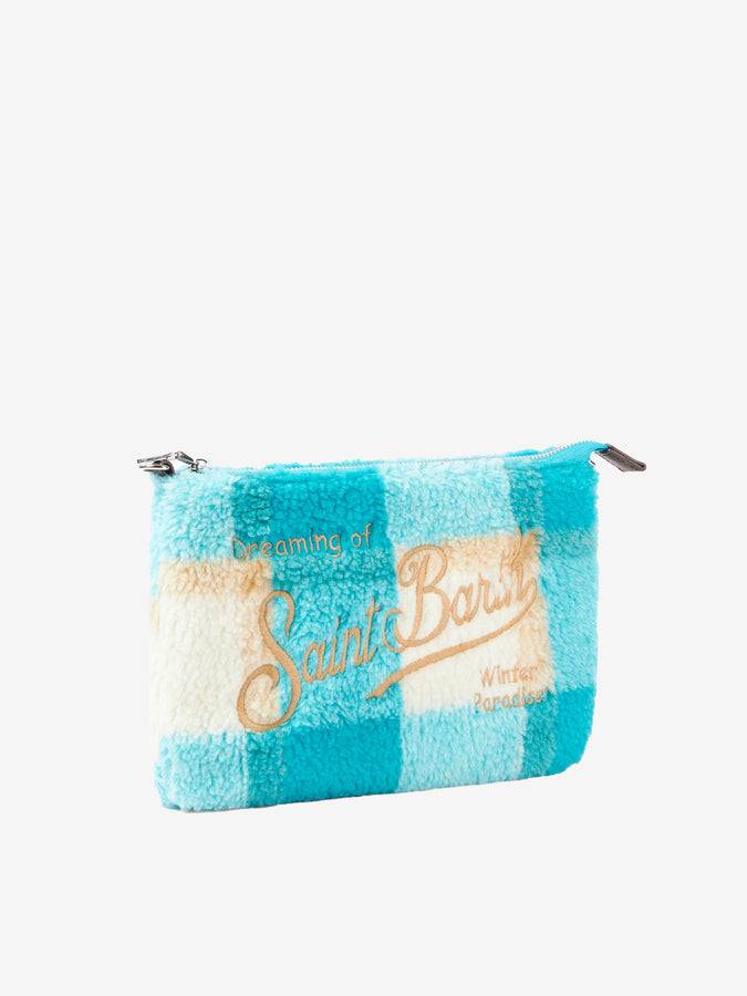 Mc2 Saint Barth Pouch A Tracolla Parisienne In Lana Con Stampa Check