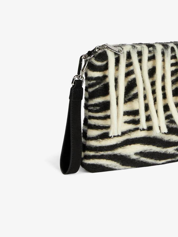 Mc2 Saint Barth Pouch Coperta A Tracolla Parisienne Con Stampa Animalier