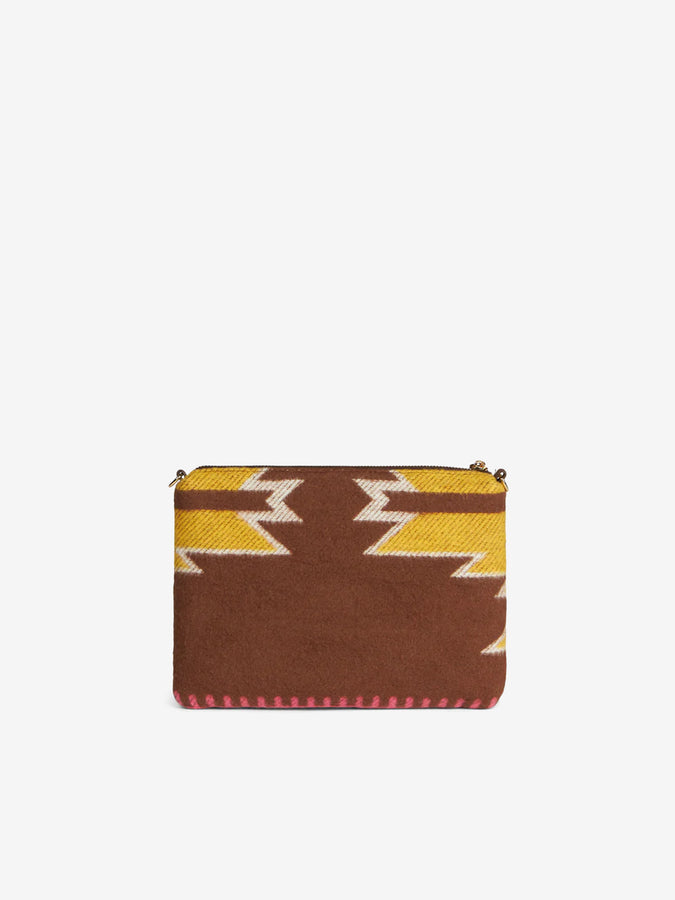 Mc2 Saint Barth Pouch Coperta A Tracolla Parisienne Con Stampa Etnica