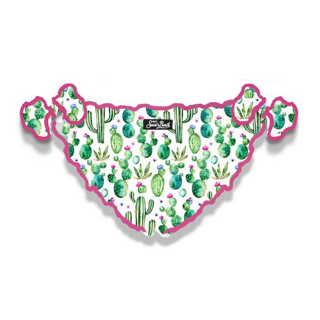 Mc2 Saint Barth Slip Da Bagno Da Bambina Con Cactus