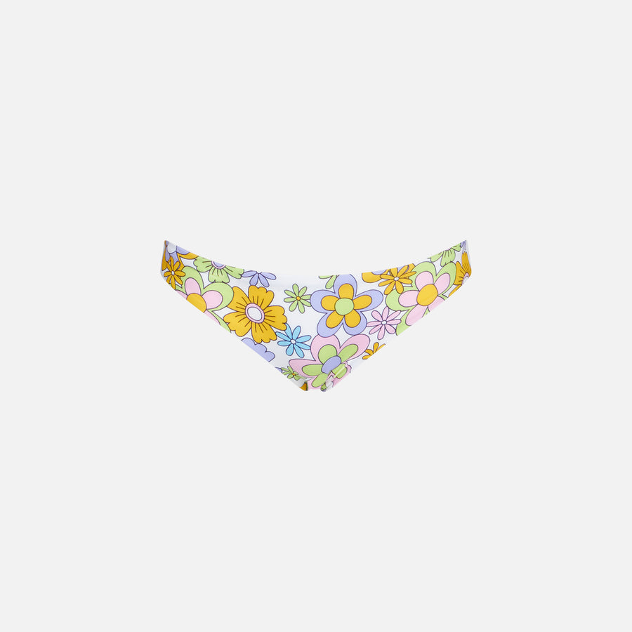 Mc2 Saint Barth Slip Da Bagno Da Bambina Con Stampa Fiori