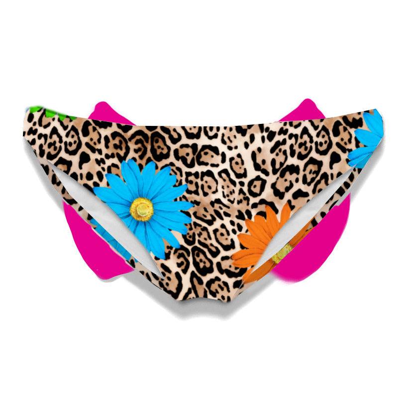 Mc2 Saint Barth Slip Da Bagno Da Bambina Con Stampa Margherite