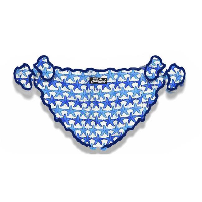 Mc2 Saint Barth Slip Da Bagno Da Bambina Con Stampa Stelle Marine