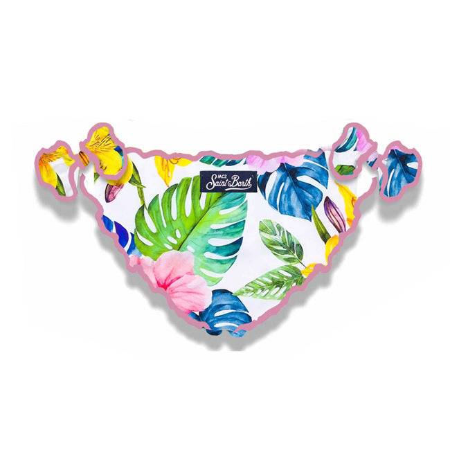 Mc2 Saint Barth Slip Da Bagno Da Bambina Stampa Tropicale