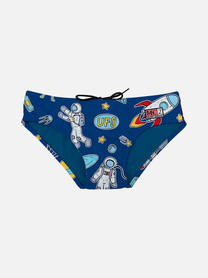 Mc2 Saint Barth Slip da bagno da bambino con stampa astronauti