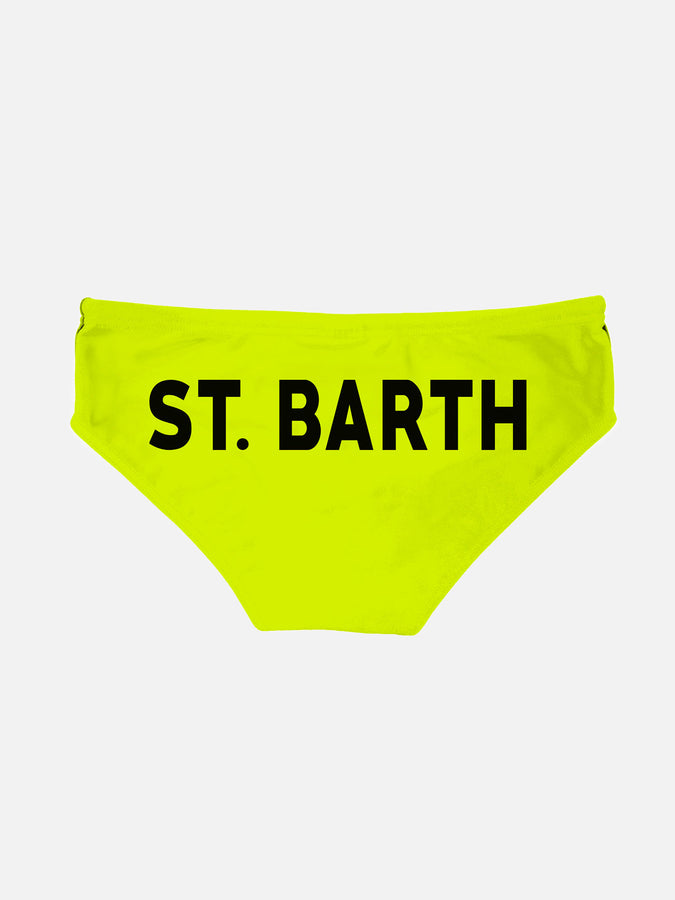 Mc2 Saint Barth Slip Da Bagno Da Bambino Giallo Fluo